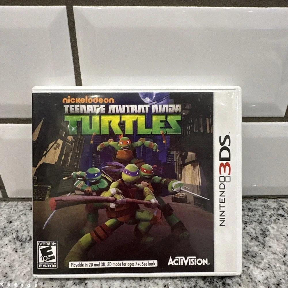 Nickelodeon Teenage Mutant Ninja Turtles TMNT (Nintendo 3DS, 2013) 2D‎ & 3D